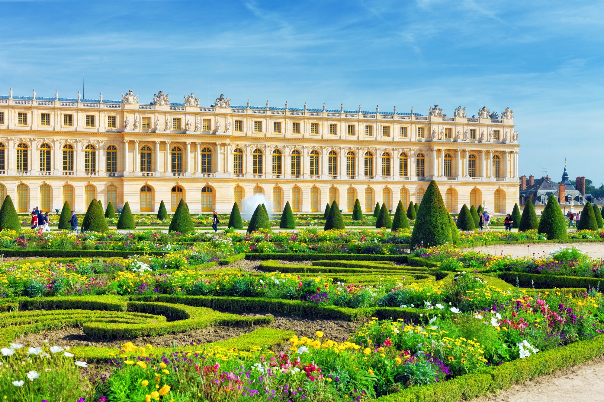 Versailles near Paris in France